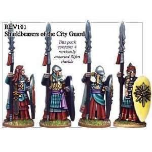  28mm Fantasy   Elves Elf Shieldbearers Of The City Guard 