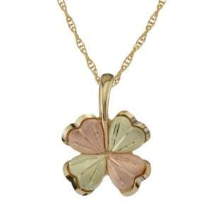 Leaf Clover 10K Gold Necklace
