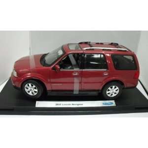  Replicarz W12554R 2005 Ford Lincoln Navigator   Red Toys & Games