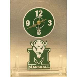  ZaMeks Marshall Thundering Herd NCAA Licensed Desk Clock 