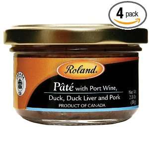 Roland Pate, With Port Wine, 2.8 Ounce Jars (Pack of 4)  