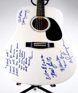   Cooper Autographed Guitar w/ Schools Out Lyrics JSA Product Image