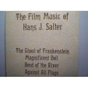  The Film Music of Hans J. Salter Soundtrack LP Everything 