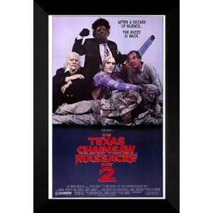  Texas Chainsaw Massacre 2 27x40 FRAMED Movie Poster   A 
