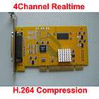 Channel Realtime H.264 120fps CCTV PCI DVR Card Audio