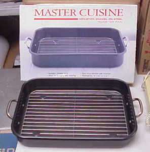 Master Cuisine Non Stick Enamel on Steel Roaster Pan  