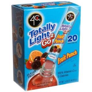   Totally Light 2 Go Fruit Punch, Sugar Free, 20 Count Boxes (Pack of 3