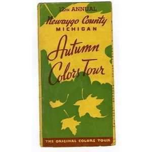  Newaygo County MI Autumn Colors Tour Brochure 1939 