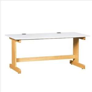   MP   XX Work Table with Almond Plastic Laminate Top: Everything Else