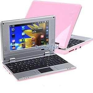 android 2.2 mini PINK netbook laptop WIFI VIA WM8650 with android 