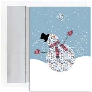 Catching Snowflakes Boxed Christmas Cards and Envelopes   Quantity of 