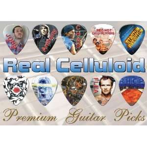  Red Hot Chili Peppers Premium Guitar Picks X 10 (A4 