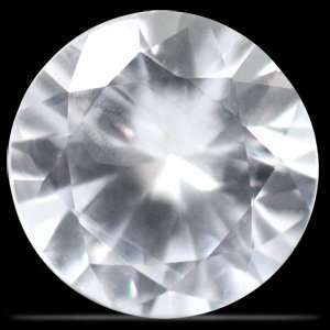   76 Carat Untreated Loose White Sapphire Round Cut Gemstone Jewelry