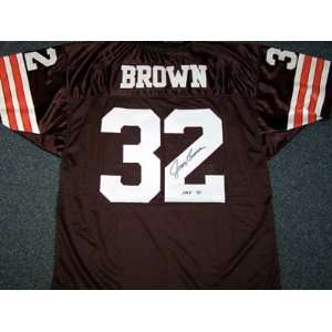  Jim Brown Signed Uniform   HOF 71 JSA #W71357 Everything 
