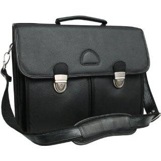  Black Leather Executive Briefcase (#42 0)