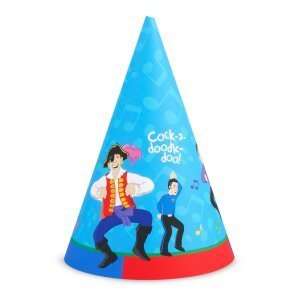   Wiggles Cone Hats (8) Party Supplies (Various   color may vary): Toys