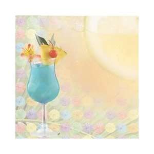   Drinks Collection   12 x 12 Paper   Blue Hawaiian Arts, Crafts