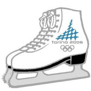  Torino 2006 Winter Olympics Figure Skate Pin: Sports 