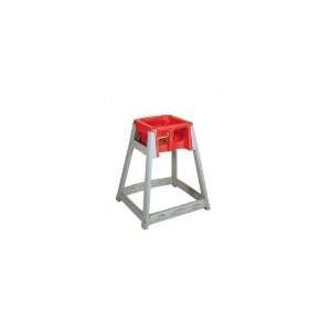   877RED   High Chair Infant Seat w/ Red Seat, Gray Frame: Baby