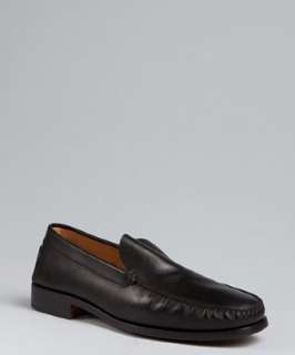 Tods black leather Fondo loafers   