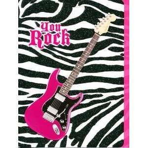    Birthday Greeting Card You Rock Guitar: Health & Personal Care