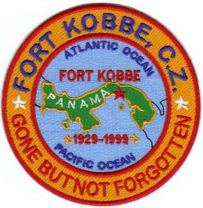   PATCH, FORT KOBBE, PANAMA CANAL ZONE, GONE BUT NOT FORGOTTEN Y  