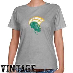   Ash Distressed Logo Vintage Classic Fit T shirt