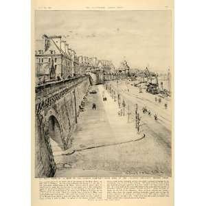  1956 St. Malo France Ramparts City Wall Dennis Flanders 
