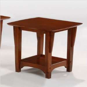   EVE XX Premium Evening End Table Finish: Medium Oak: Furniture & Decor