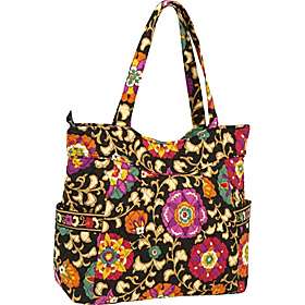 Vera Bradley Pleated Tote Suzani   