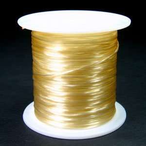  Professional Elastic Cord Stringing Material   Pale Gold 