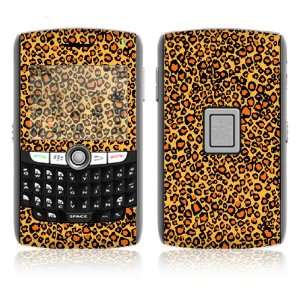  BlackBerry 8800, World Edition Decal Skin   Orange Leopard 
