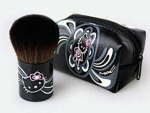 Hot Small Mini Cute Hello Kitty Makeup Brush and Pouch Purse Bag 