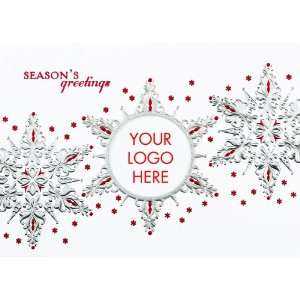  Logo Snowflake Holiday Cards