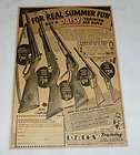 1953 B+W Daisy BB Gun ad page ~ FOR REAL SUMMER FUN Training Air Rifle