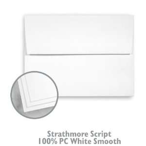  Strathmore Script 100% PC White Envelope   250/Box Office 
