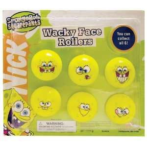  SpongeBob Squarepants Wacky Face Rollers Set of 6 vending 