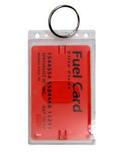 Fuel Card Holder Key Chain / Gas Card Key Ring  