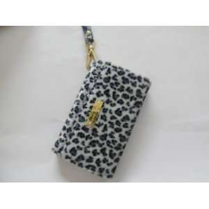  Designer Fur Case Cover Wristlet Wallet Pouch Hand Bag Purse Clutch 