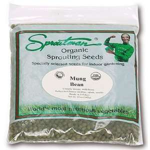   Sproutman Sprouting Seeds Mung Beans   16oz Patio, Lawn & Garden