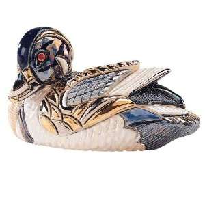  Rinconada Blue Duck Silver, Silver Anniversary Figurine 