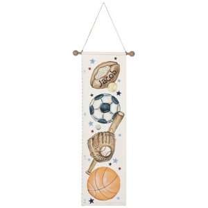  : Personalized Hand Painted Sports Growth Chart Gift: Home & Kitchen