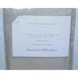  Charter Club Florentine 550 Thread Count King Pillow Sham 