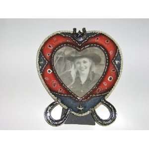  Western Themed Heart Picture Frame