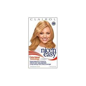  Clairol Nice N Easy Hair Color #104 Medium Golden Blonde 