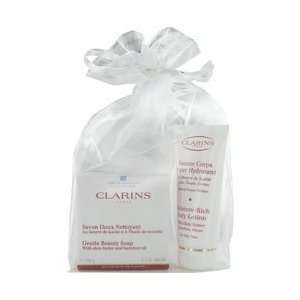  Clarins by Clarins Gift Set SET GENTLE BEAUTY SOAP 5.3OZ 