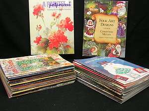 Decorative Tole Painting Pattern Books Lot of 47  