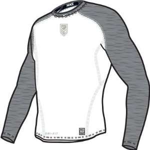  NIKE PRO COMBAT CORE FITTED LS BASEBALL TOP (BOYS): Sports 