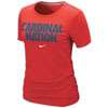 Nike MLB Local T Shirt   Womens   St. Louis Cardinals   Red / Navy