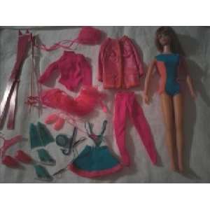  Original 1970 Living Barbie Doll & Action Accents Gift Set 